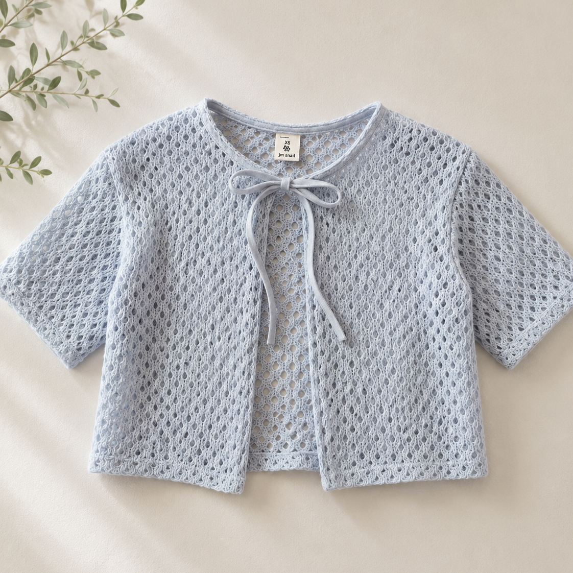 JM Snail Ribbon cardigan