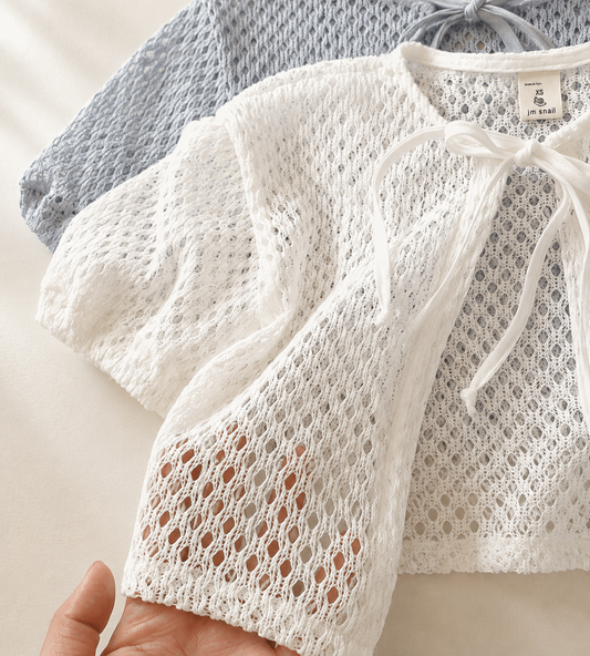 JM Snail Ribbon cardigan