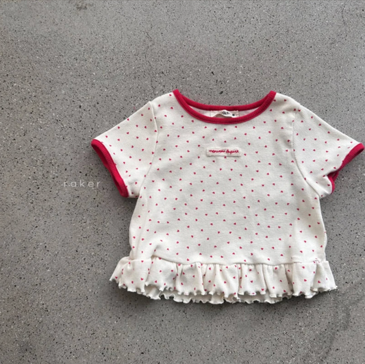 Raker Heart Frill Tee