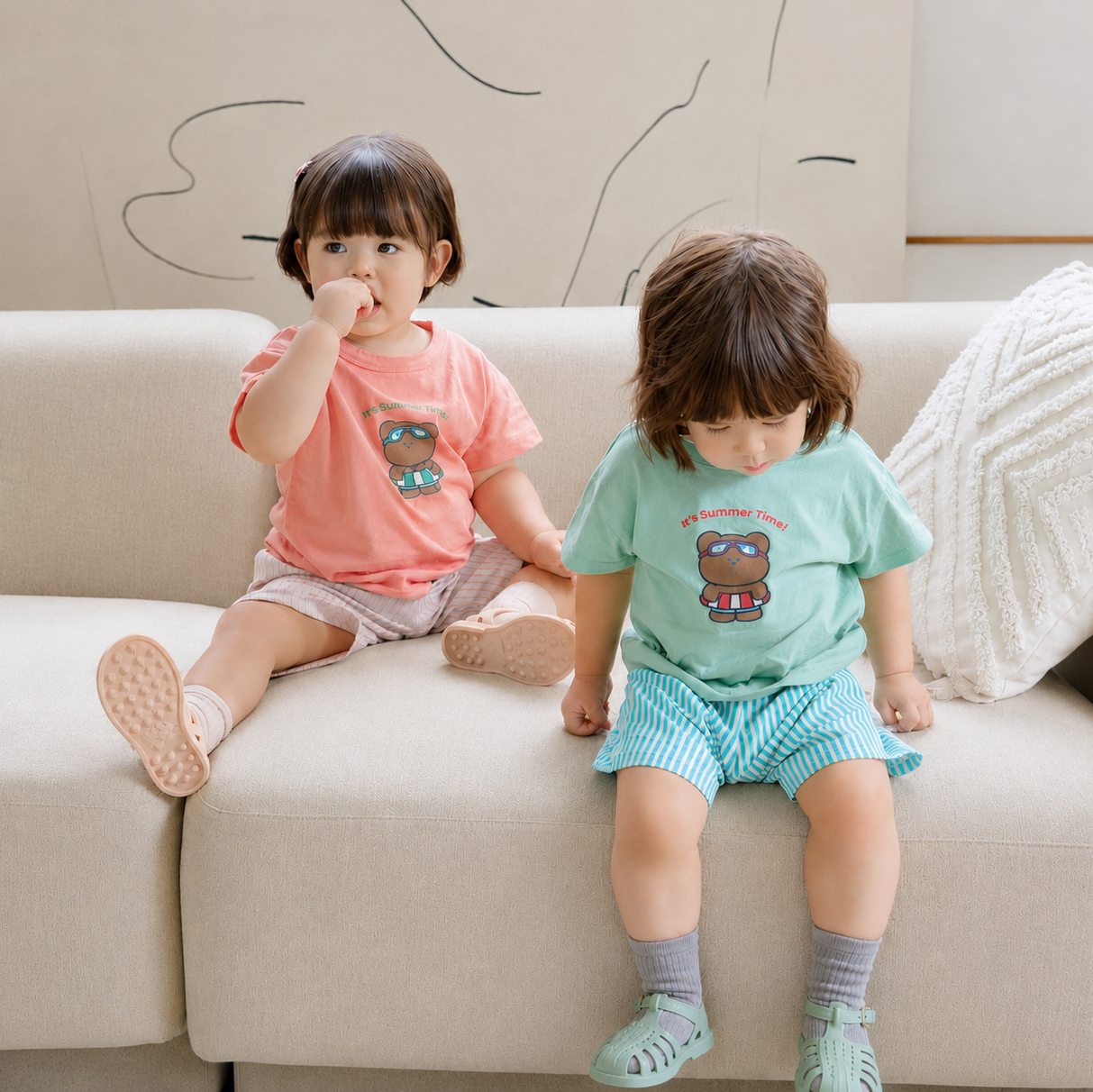 Dajoa Tube Bear Top and Bottom Set