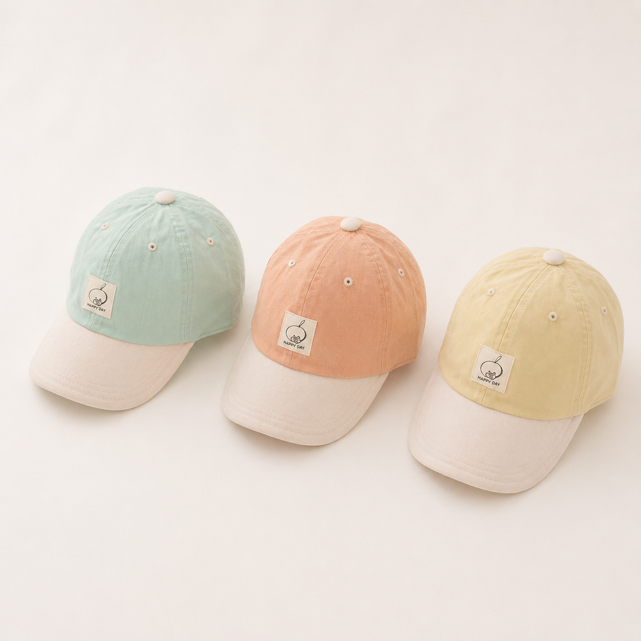 AppleCat Contrast Soft Brimmed Hat