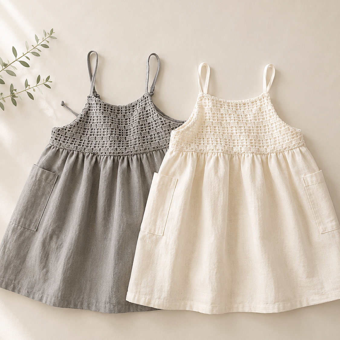 JM Snail Vest Pocket Dress