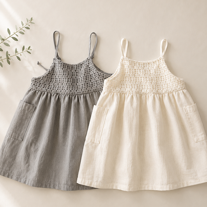 JM Snail Vest Pocket Dress