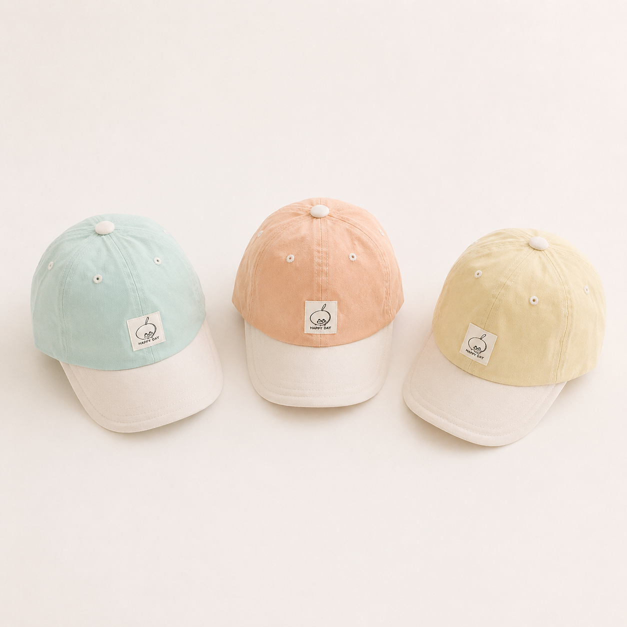 AppleCat Contrast Soft Brimmed Hat
