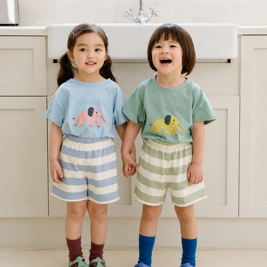 Dajoa Elephant Top and Bottom Set