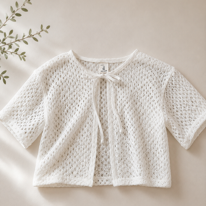 JM Snail Ribbon cardigan