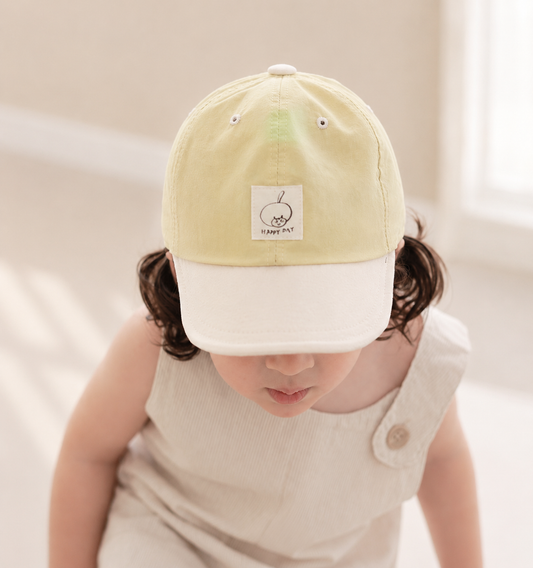AppleCat Contrast Soft Brimmed Hat