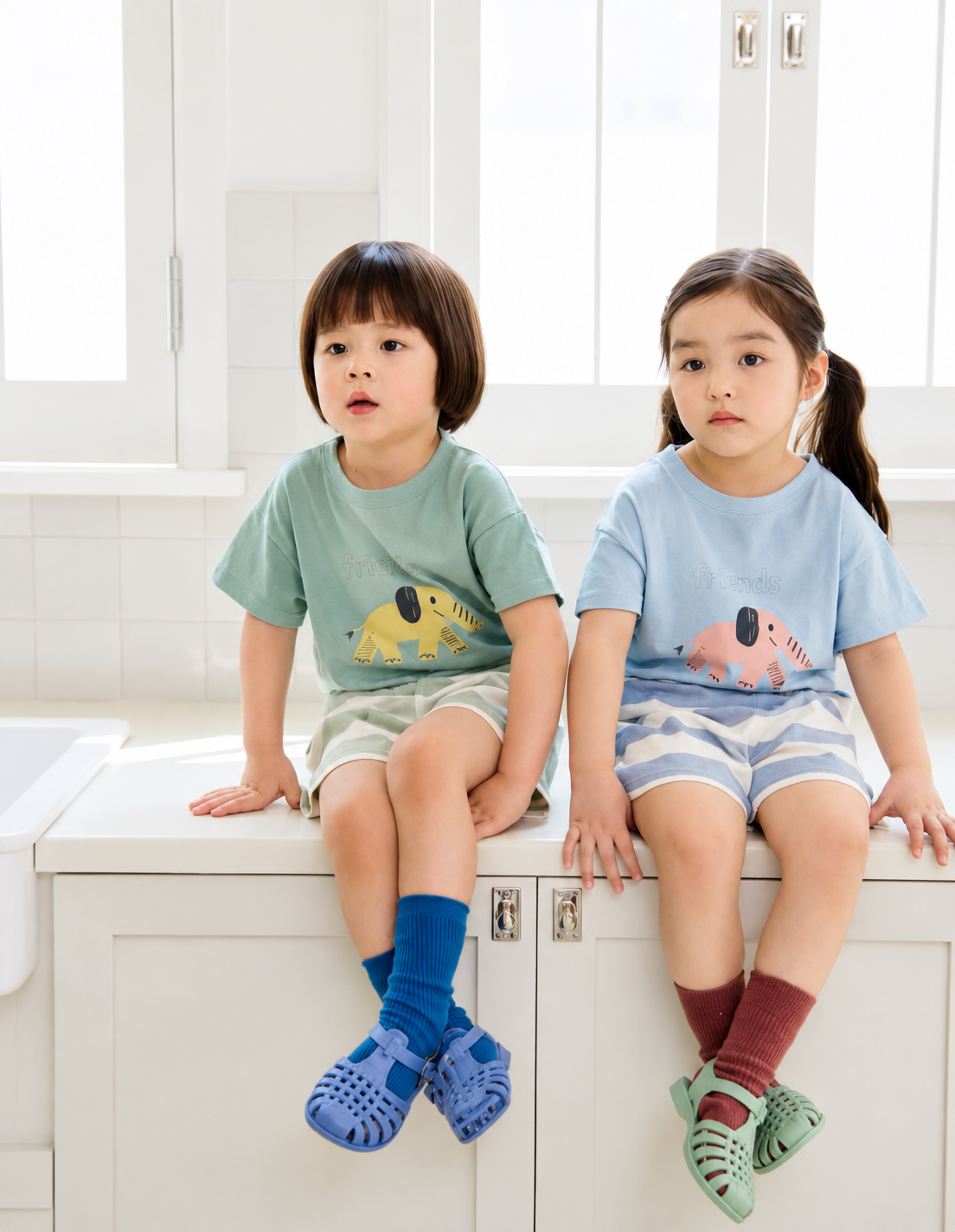 Dajoa Elephant Top and Bottom Set
