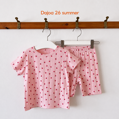 Dajoa Strawberry Pajama Set