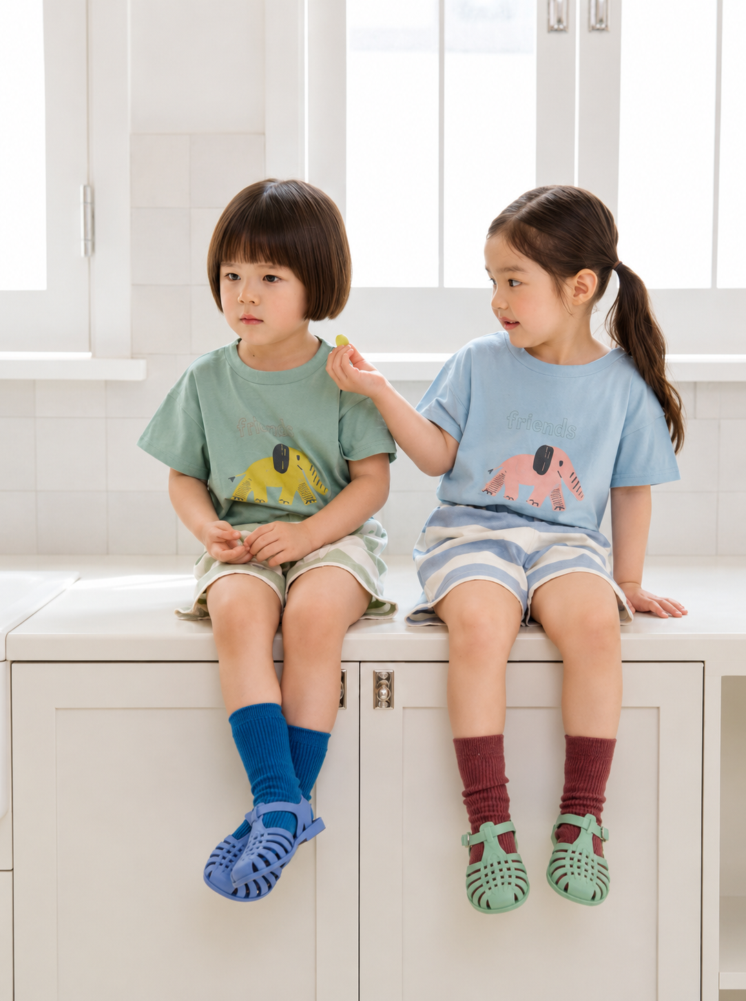Dajoa Elephant Top and Bottom Set
