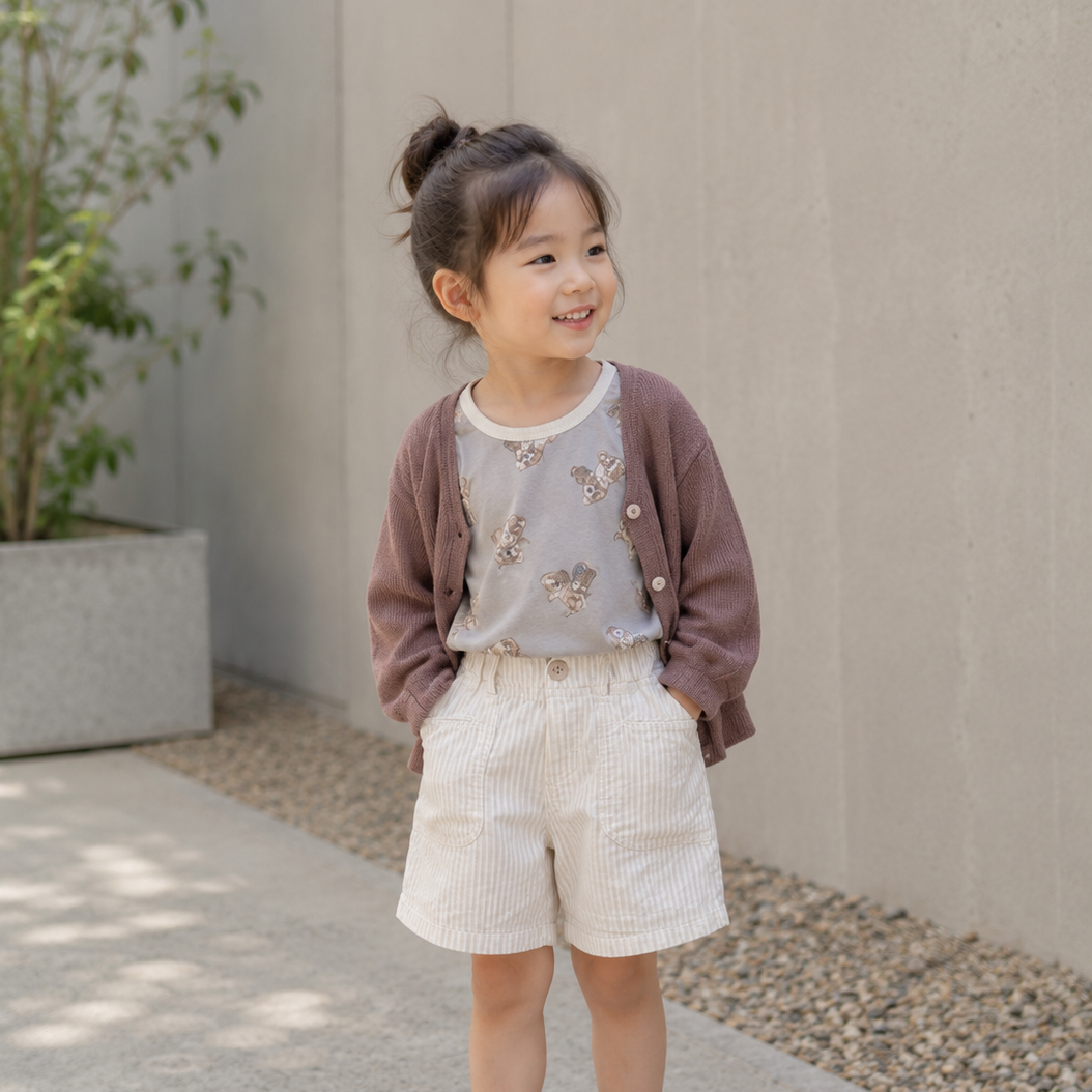 Raker Striped Shorts