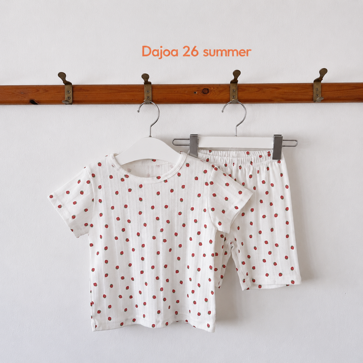 Dajoa Strawberry Pajama Set