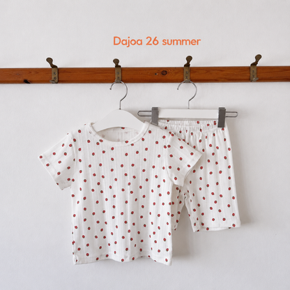 Dajoa Strawberry Pajama Set