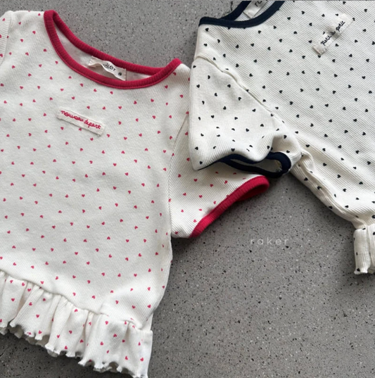 Raker Heart Frill Tee
