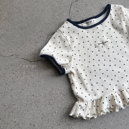 Raker Heart Frill Tee