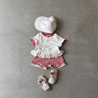Raker Heart Frill Tee